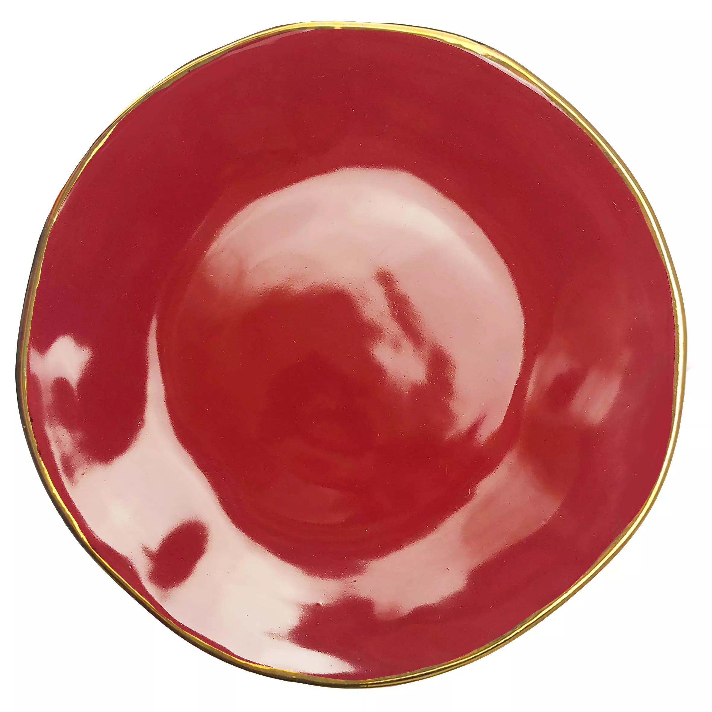 ARCUCCI MATERIA ORO - SET 6 POSTI TAVOLA - Bordeaux
